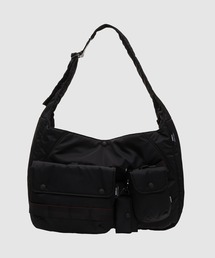 COMME des GARCONS HOMME(�R�� �f �M�����\���E�I��)��NYLON TWILL 3-POCKET MOON BAG(�V�����_�[�o�b�O)
