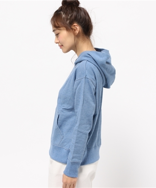 Denime（ドゥニーム）の「INDIGOLIKE SWEAT PARKA/インディゴライクスウェットパーカー（パーカー・レディース・ネイビー/ブルー・FREE）」の17枚目の写真