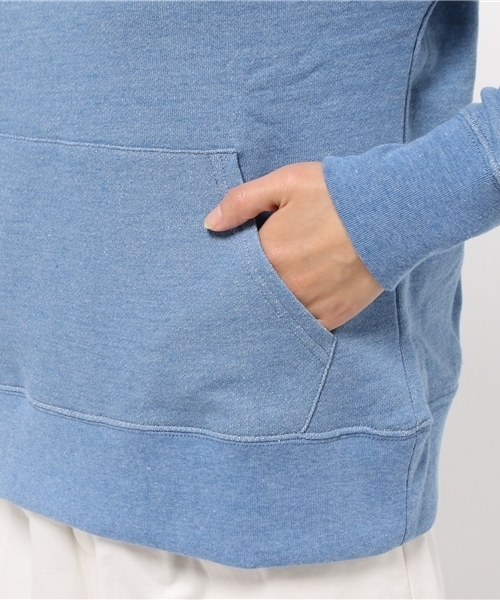 Denime（ドゥニーム）の「INDIGOLIKE SWEAT PARKA/インディゴライクスウェットパーカー（パーカー・レディース・ネイビー/ブルー・FREE）」の14枚目の写真