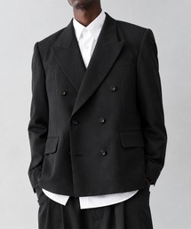 【UJOH HOMME】Low Gorge Peaked Lapel JKT