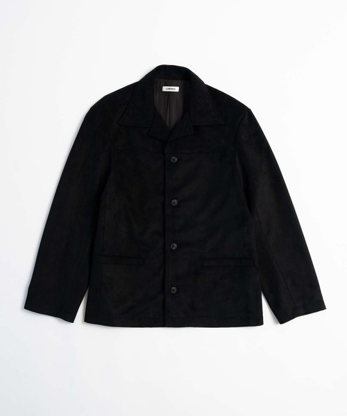 LURAKU(ルラク)の「【LURAKU】Synthetic Suede Coverall Jacket / シンセティックスエードカバーオールジャケット(カバーオール・メンズ・ブラック/ブラウン・LARGE/MEDIUM/SMALL)」の13枚目の写真