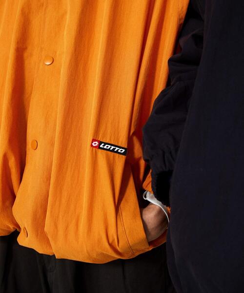 LOTTO(ロット)の「LOTTO AUTHENTIC COACH JACKET(ブルゾン・メンズ・オレンジ/ブラウン/ネイビー/ブラック・LARGE/MEDIUM/XX-LARGE/X-LARGE)」の20枚目の写真