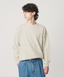 コットン カシミヤ ミラノリブ スウェットライク ニット