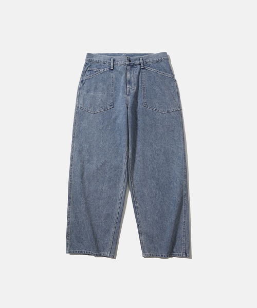 MOIF(モイフ)の「ワイド M35 デニムパンツ / ブリーチドインディゴ(デニムパンツ・メンズ・その他・1(S)/2(M)/3(L))」の1枚目の写真