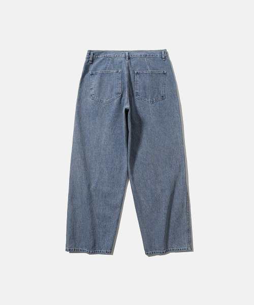MOIF(モイフ)の「ワイド M35 デニムパンツ / ブリーチドインディゴ(デニムパンツ・メンズ・その他・1(S)/2(M)/3(L))」の3枚目の写真