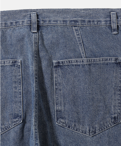 MOIF(モイフ)の「ワイド M35 デニムパンツ / ブリーチドインディゴ(デニムパンツ・メンズ・その他・1(S)/2(M)/3(L))」の10枚目の写真