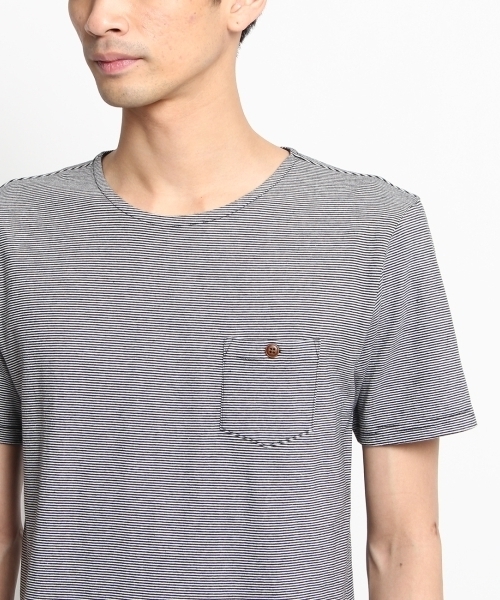 THE SHOP TK （ザ ショップ ティーケー ）の「ラウンド裾プルオーバー（Tシャツ/カットソー・メンズ・グレー/ブラック・02/03/04）」の8枚目の写真