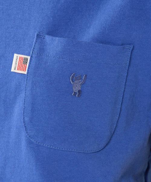 coen（コーエン）の「USAコットンポケットTシャツ（Tシャツ/カットソー・レディース・ホワイト/オレンジ/ロイヤルブルー/ネイビー・LARGE/MEDIUM）」の16枚目の写真