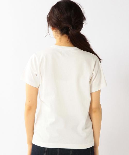 coen（コーエン）の「USAコットンポケットTシャツ（Tシャツ/カットソー・レディース・ホワイト/オレンジ/ロイヤルブルー/ネイビー・LARGE/MEDIUM）」の6枚目の写真