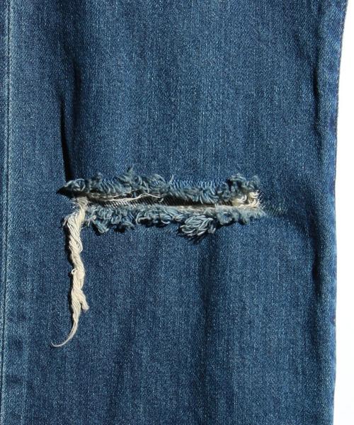 WVM(ダブルヴイエム)の「<WVM> DENIM DAMAGE 2ND SLIM/デニムパンツ ◆(デニムパンツ・メンズ・ネイビー・30inch/32inch/34inch/28inch)」の9枚目の写真