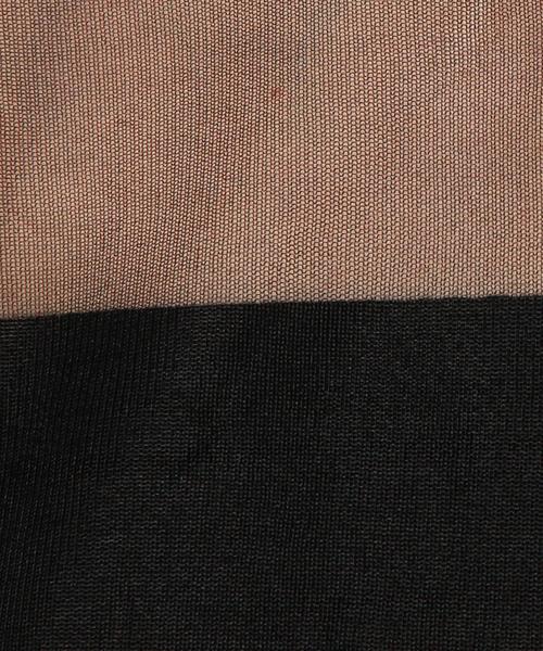 Another Edition（アナザーエディション）の「シースループルオーバー/AEMBC Ny/P シースルー PO◆（Tシャツ/カットソー・レディース・ブラック/ベージュ/ライラック・FREE）」の6枚目の写真