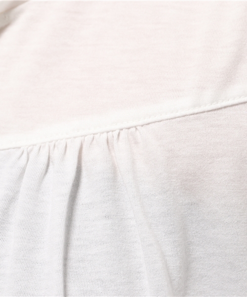 BLUE LABEL CRESTBRIDGE（ブルーレーベルクレストブリッジ）の「ボウタイ付き　プルオーバー（Tシャツ/カットソー・レディース・ネイビー/オフホワイト/チャコールグレー/ピンク・38）」の12枚目の写真