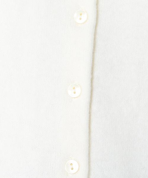 SHIPS Days(シップスデイズ)の「STAMP AND DIARY: 2way ワイド カーディガン(カーディガン/ボレロ・レディース・ベージュ/ネイビー/ホワイト・ONE SIZE)」の7枚目の写真