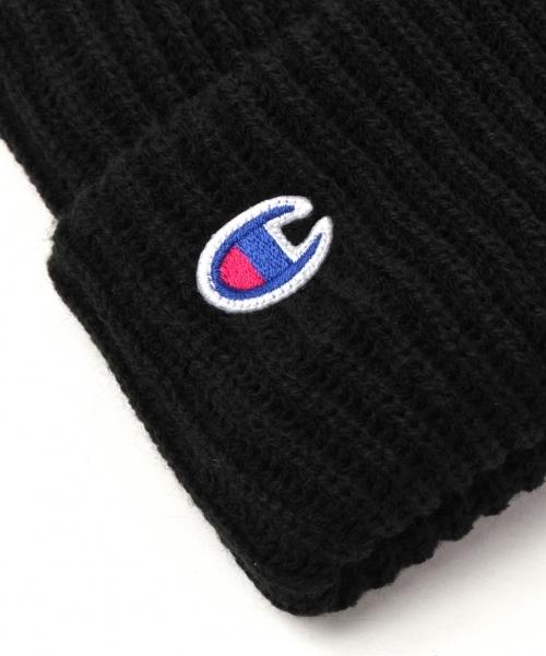 Champion（チャンピオン）の「【Champion】別注刺繍リブワッチ/736841（ニットキャップ/ビーニー・メンズ・グレー系その他/ブラック/マスタード/ネイビー・FREE）」の6枚目の写真