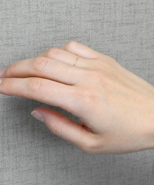 sowi(ソーイ)の「K10 シンプルチェーンコレクション リング 1・5・6(リング・レディース・その他1/その他2/その他3・フリ-)」の9枚目の写真