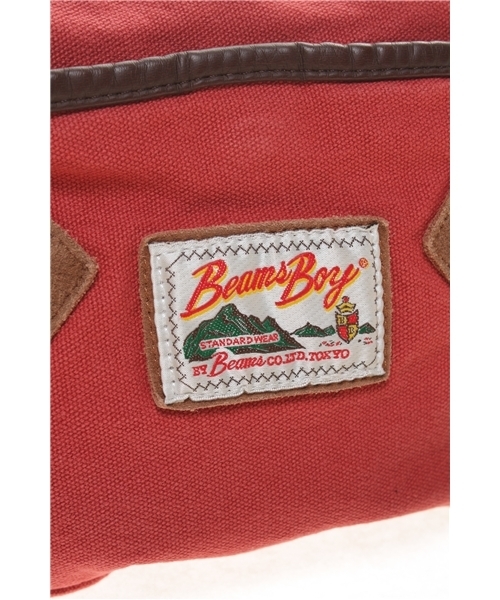 BEAMS BOY(ビームスボーイ)の「BEAMS BOY / ウォッシュキャンバス ミニショルダー(ショルダーバッグ・レディース・ライトブラウン/レッド/ネイビー・ONE SIZE)」の5枚目の写真
