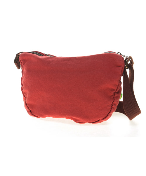 BEAMS BOY(ビームスボーイ)の「BEAMS BOY / ウォッシュキャンバス ミニショルダー(ショルダーバッグ・レディース・ライトブラウン/レッド/ネイビー・ONE SIZE)」の6枚目の写真