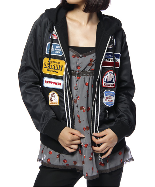 Hysterie Glamour ヒョウ柄 中綿 ジャケット 内ポケット Ｆ HYSTERIC GLAMOUR（ヒステリックグラマー）の「LEOPARD柄