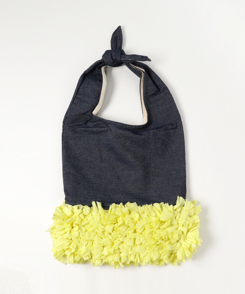 Lilas Campbell(リラキャンベル)の「【Lilas Campbell】リラキャンベル フラワーショッパー(トートバッグ・レディース・イエロー/ネイビー/桜/ブルー・ONE SIZE)」の3枚目の写真