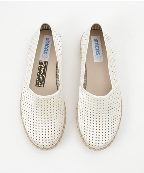 DICAS（ディカス）の「【DICAS】ディカス　メッシュスリッポン                    （スリッポン・レディース・オフホワイト/ブラック/オレンジ・SMALL/23.5cm）」の7枚目の写真