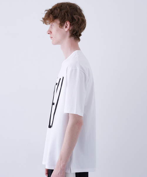 LAD MUSICIAN（ラッドミュージシャン）の「【LAD MUSICIAN】HATEU（Tシャツ/カットソー・メンズ・ホワイト/ブラック・42/44）」の7枚目の写真