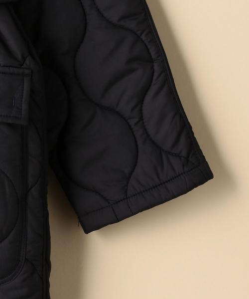 coen（コーエン）の「【手洗いできる】TUFLEX(タフレックス)×Thermore(サーモア)キルティングコート（ミリタリージャケット・レディース・オリーブ/ネイビー・LARGE/MEDIUM）」の6枚目の写真