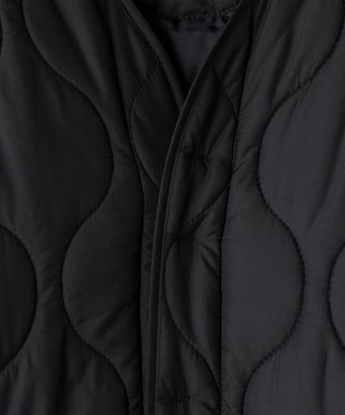 coen（コーエン）の「【手洗いできる】TUFLEX(タフレックス)×Thermore(サーモア)キルティングコート（ミリタリージャケット・レディース・オリーブ/ネイビー・LARGE/MEDIUM）」の19枚目の写真