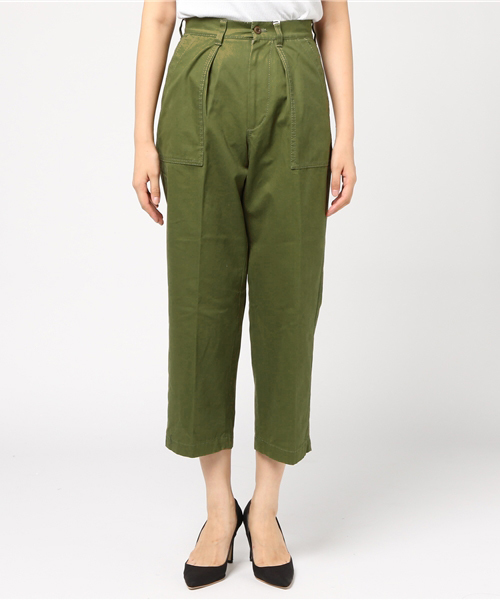 CELLAR DOOR(セラドール)の「【別注】 CELLAR DOOR ベイカーパンツ(その他パンツ・レディース・カーキ・36/40/38)」の2枚目の写真