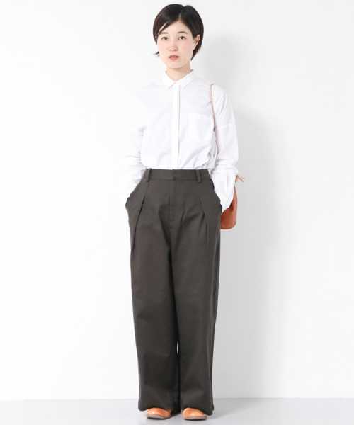 かぐれ（カグレ）の「カツラギストレッチパンツ（その他パンツ・レディース・チャコールグレー/ベージュ/カーキ・FREE）」の14枚目の写真