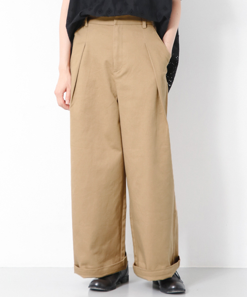 かぐれ（カグレ）の「カツラギストレッチパンツ（その他パンツ・レディース・チャコールグレー/ベージュ/カーキ・FREE）」の16枚目の写真