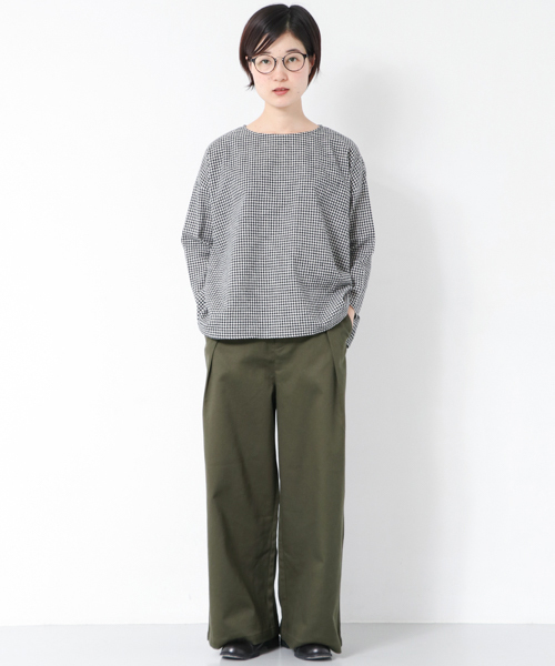 かぐれ（カグレ）の「カツラギストレッチパンツ（その他パンツ・レディース・チャコールグレー/ベージュ/カーキ・FREE）」の17枚目の写真