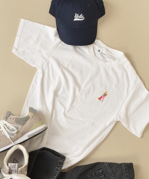 SHIPS Days(シップスデイズ)の「SHIPS Days: プリント TEE 6 (WOMEN)◆(Tシャツ/カットソー・レディース・ホワイト系その他4/ホワイト系その他3/ホワイト/ホワイト系その他2・S~M/M~L)」の3枚目の写真