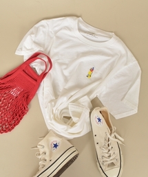 SHIPS Days: プリント TEE 6 (WOMEN)◆