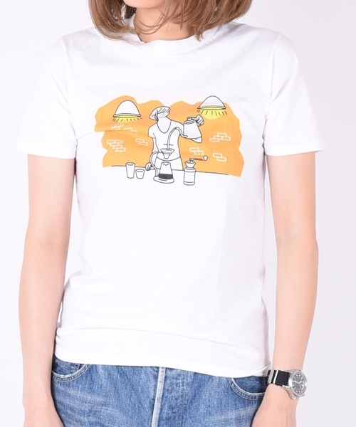 SHIPS Days(シップスデイズ)の「SHIPS Days: プリント TEE 6 (WOMEN)◆(Tシャツ/カットソー・レディース・ホワイト系その他4/ホワイト系その他3/ホワイト/ホワイト系その他2・S~M/M~L)」の18枚目の写真