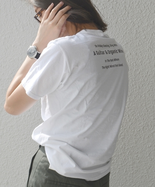 SHIPS Days(シップスデイズ)の「SHIPS Days: プリント TEE 6 (WOMEN)◆(Tシャツ/カットソー・レディース・ホワイト系その他4/ホワイト系その他3/ホワイト/ホワイト系その他2・S~M/M~L)」の12枚目の写真