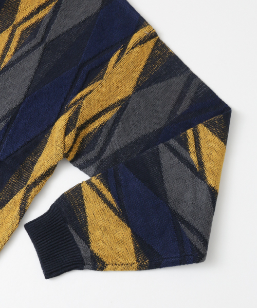 SENSE OF PLACE by URBAN RESEARCH（センスオブプレイスバイアーバンリサーチ）の「アーガイルセーター（ニット/セーター・メンズ・イエロー・MEDIUM/LARGE）」の7枚目の写真