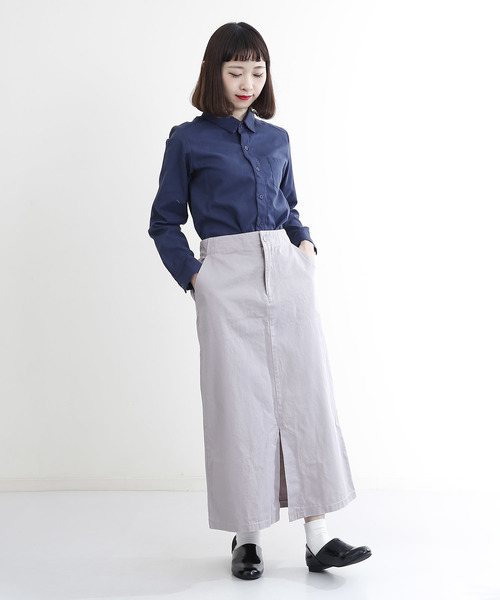 MERLOT（メルロー）の「フロントスリットペンシルスカート1391（スカート・レディース・グレー/ベージュ/カーキ/ブラック・FREE）」の14枚目の写真