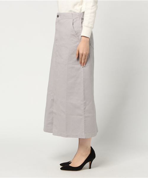 MERLOT（メルロー）の「フロントスリットペンシルスカート1391（スカート・レディース・グレー/ベージュ/カーキ/ブラック・FREE）」の7枚目の写真