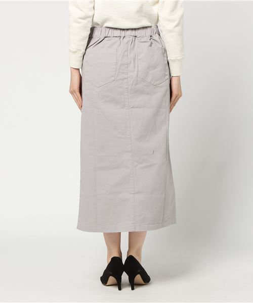 MERLOT（メルロー）の「フロントスリットペンシルスカート1391（スカート・レディース・グレー/ベージュ/カーキ/ブラック・FREE）」の19枚目の写真