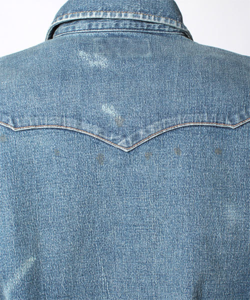 NANO universe（ナノユニバース）の「別注ストレッチデニムシャツ（シャツ/ブラウス・メンズ・グレー/ブルー/インディゴブルー・SMALL/MEDIUM/LARGE）」の12枚目の写真