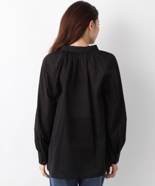 LEPSIM(レプシィム)の「コットンカットドビーシャツLS 778105(シャツ/ブラウス・レディース・ブラック/オフホワイト/イエロー/ストライプ・FREE)」の19枚目の写真