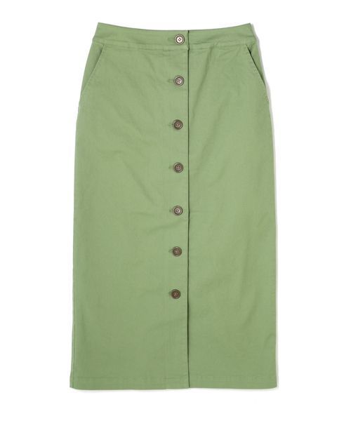 N.（N. Natural Beauty Basic）（エヌエヌナチュラルビューティーベーシック）の「フロントボタンチノタイトマキシスカート（スカート・レディース・ベージュ/カーキ/ネイビー・MEDIUM/SMALL）」の16枚目の写真