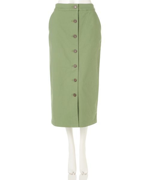 N.（N. Natural Beauty Basic）（エヌエヌナチュラルビューティーベーシック）の「フロントボタンチノタイトマキシスカート（スカート・レディース・ベージュ/カーキ/ネイビー・MEDIUM/SMALL）」の17枚目の写真