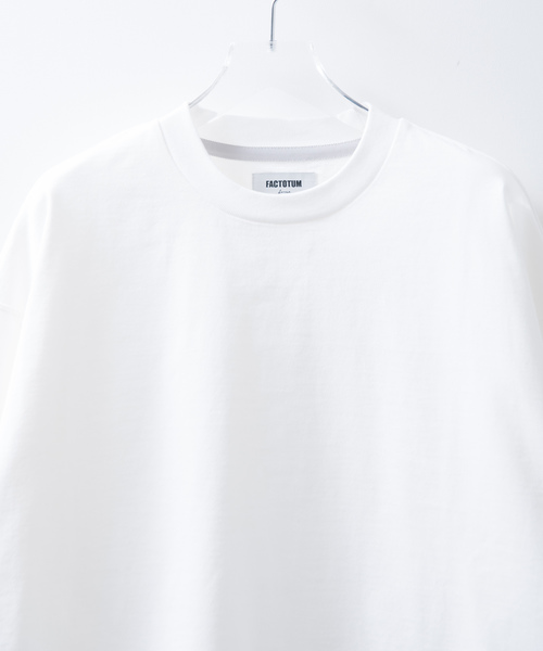 FACTOTUM（ファクトタム）の「【FACTOTUM】別注オーバーサイズロングスリーブTシャツ（Tシャツ/カットソー・メンズ・ホワイト/ブラック/ネイビー・44/46/48）」の12枚目の写真