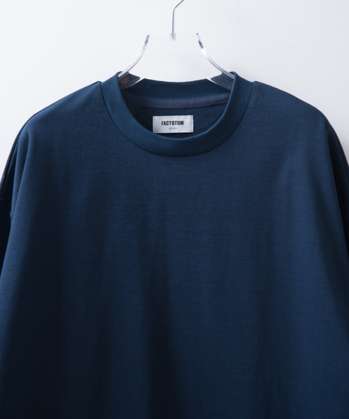 FACTOTUM（ファクトタム）の「【FACTOTUM】別注オーバーサイズロングスリーブTシャツ（Tシャツ/カットソー・メンズ・ホワイト/ブラック/ネイビー・44/46/48）」の8枚目の写真