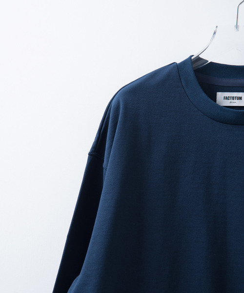 FACTOTUM（ファクトタム）の「【FACTOTUM】別注オーバーサイズロングスリーブTシャツ（Tシャツ/カットソー・メンズ・ホワイト/ブラック/ネイビー・44/46/48）」の13枚目の写真