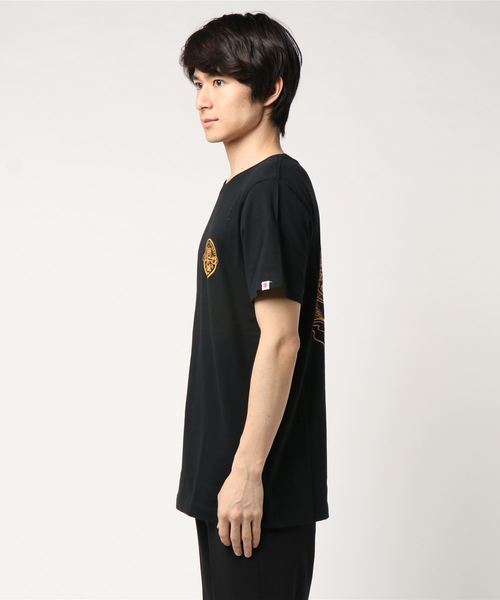 ELEMENT(エレメント)の「ELEMENT メンズ 【TIMBER!】 ROAR N ROW SS Tシャツ(Tシャツ/カットソー・メンズ・ホワイト/ブラック・LARGE/MEDIUM)」の3枚目の写真