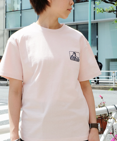 BEN DAVIS ORIGINALS（ベンデイビスオリジナルス）の「《BEN DAVIS》 CITY  PRINT TEE/ベンデイビス シティプリントTシャツ（Tシャツ/カットソー・メンズ・ブラック/ホワイト/ヘザーグレー/マスタード/ライトグリーン/ピンク/パープル/ネイビー/オレンジ/グリーン系その他/ライトイエロー/ライトパープル/チャコールグレー/ベージュ/サックスブルー系・LARGE/MEDIUM/SMALL/X-LARGE）」の15枚目の写真