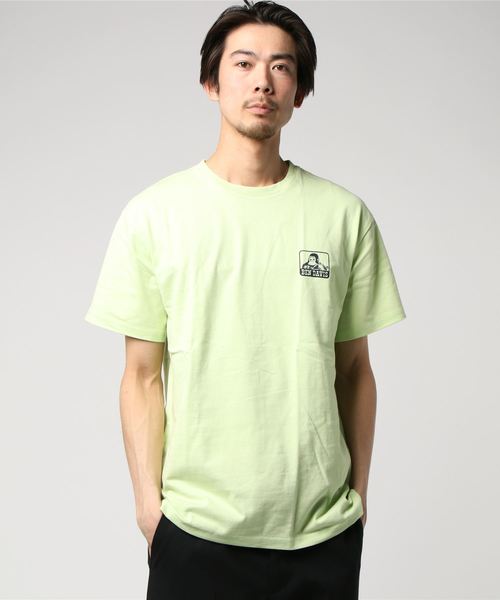 BEN DAVIS ORIGINALS（ベンデイビスオリジナルス）の「《BEN DAVIS》 CITY  PRINT TEE/ベンデイビス シティプリントTシャツ（Tシャツ/カットソー・メンズ・ブラック/ホワイト/ヘザーグレー/マスタード/ライトグリーン/ピンク/パープル/ネイビー/オレンジ/グリーン系その他/ライトイエロー/ライトパープル/チャコールグレー/ベージュ/サックスブルー系・LARGE/MEDIUM/SMALL/X-LARGE）」の19枚目の写真