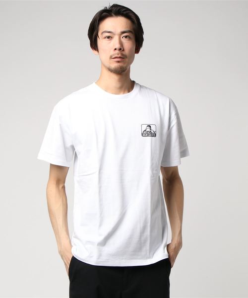 BEN DAVIS ORIGINALS（ベンデイビスオリジナルス）の「《BEN DAVIS》 CITY  PRINT TEE/ベンデイビス シティプリントTシャツ（Tシャツ/カットソー・メンズ・ブラック/ホワイト/ヘザーグレー/マスタード/ライトグリーン/ピンク/パープル/ネイビー/オレンジ/グリーン系その他/ライトイエロー/ライトパープル/チャコールグレー/ベージュ/サックスブルー系・LARGE/MEDIUM/SMALL/X-LARGE）」の21枚目の写真